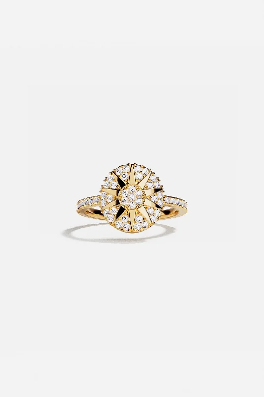 Soleil Pavé Ring