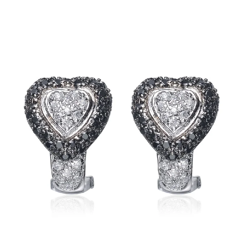 Emma Zirconia Heart Earrings