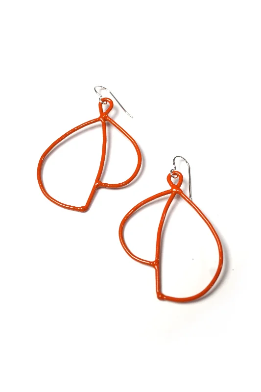 Volo Earrings in Burnt Orange