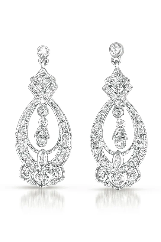 Antoinette Teardrop Cocktail Earrings