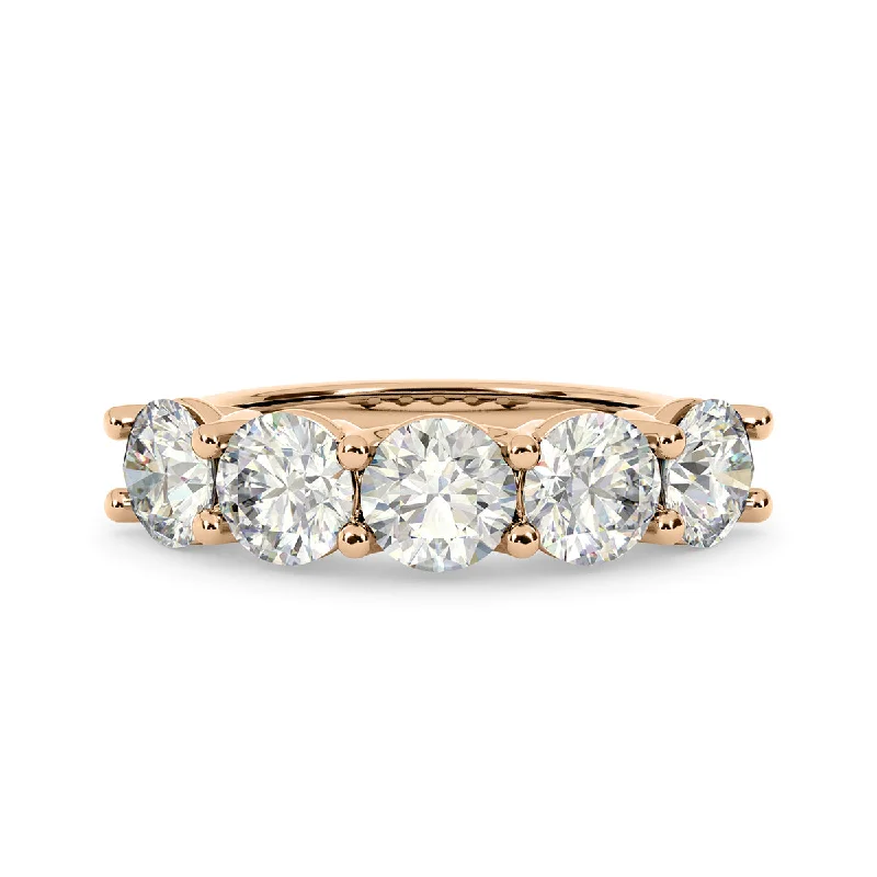 Wide band engagement rings-Diamond Ring