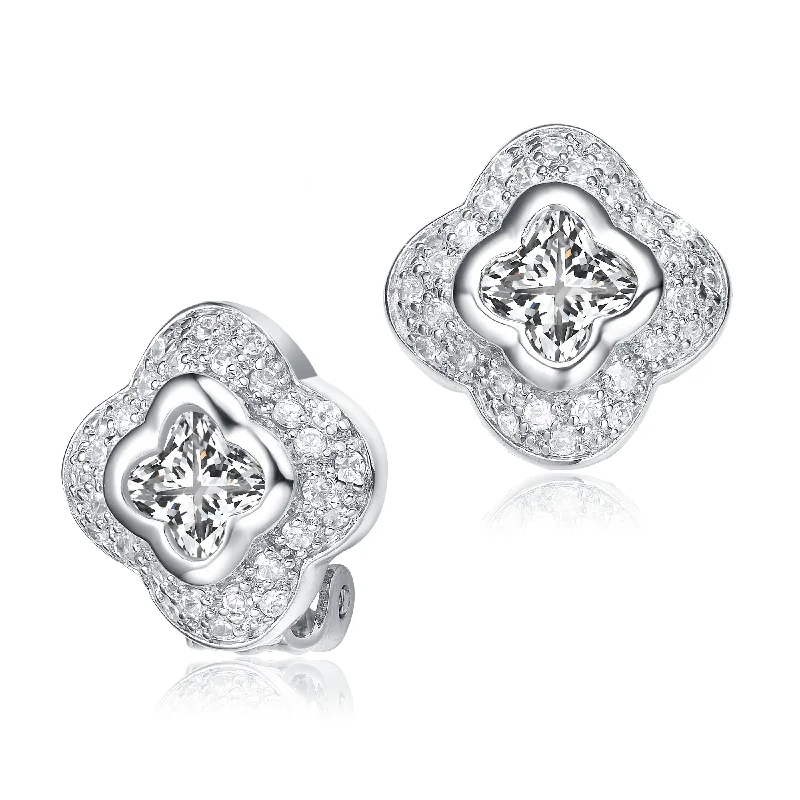 Estelle Clover-Shaped Stud Earrings